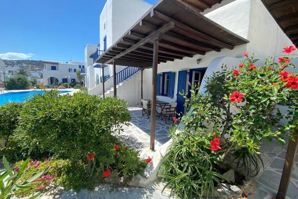 Mykonos Town Pigeon House Ornos Beach מראה חיצוני תמונה